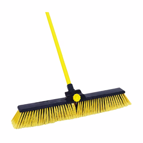 Bulldozer Heavy Duty 24” Broom Clipped with Handle