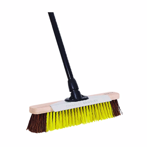Bulldozer Heavy Duty 15.9” Utility Broom with Scrape Fitted with Handle Bulldozer Heavy Duty 15.9” Utility Broom with Scrape Fitted with Handle