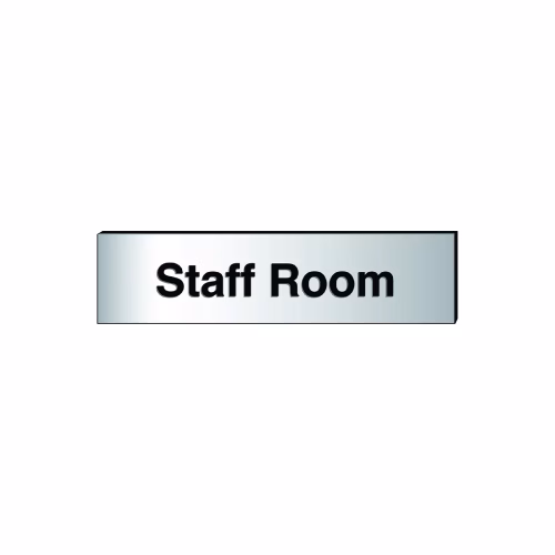 Staff Room engraved
