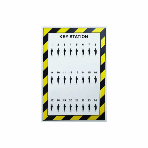 Custom Branded Key Station, 24 Key Hooks 360x540mm 5mm foam PVC board