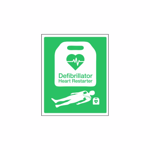 AED Sign with RCUK design