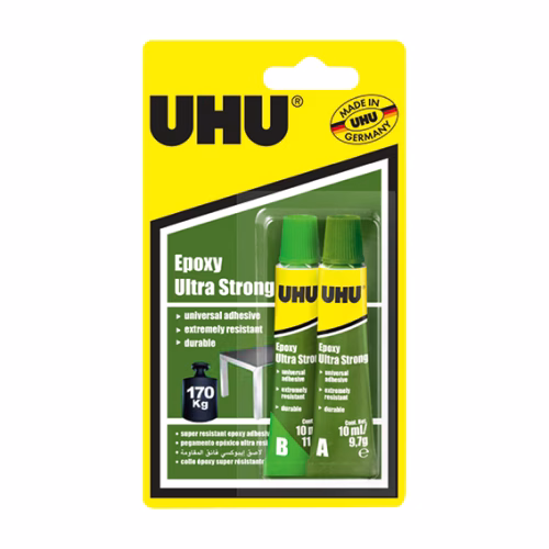 UHU EPOXY ULTRA STRONG 2X10ml BLISTER 63267