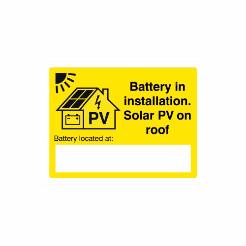 Solar on Roof Battery Located IS29210SA